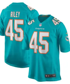 Duke Riley Miami Dolphins Nike Game Jersey - Aqua