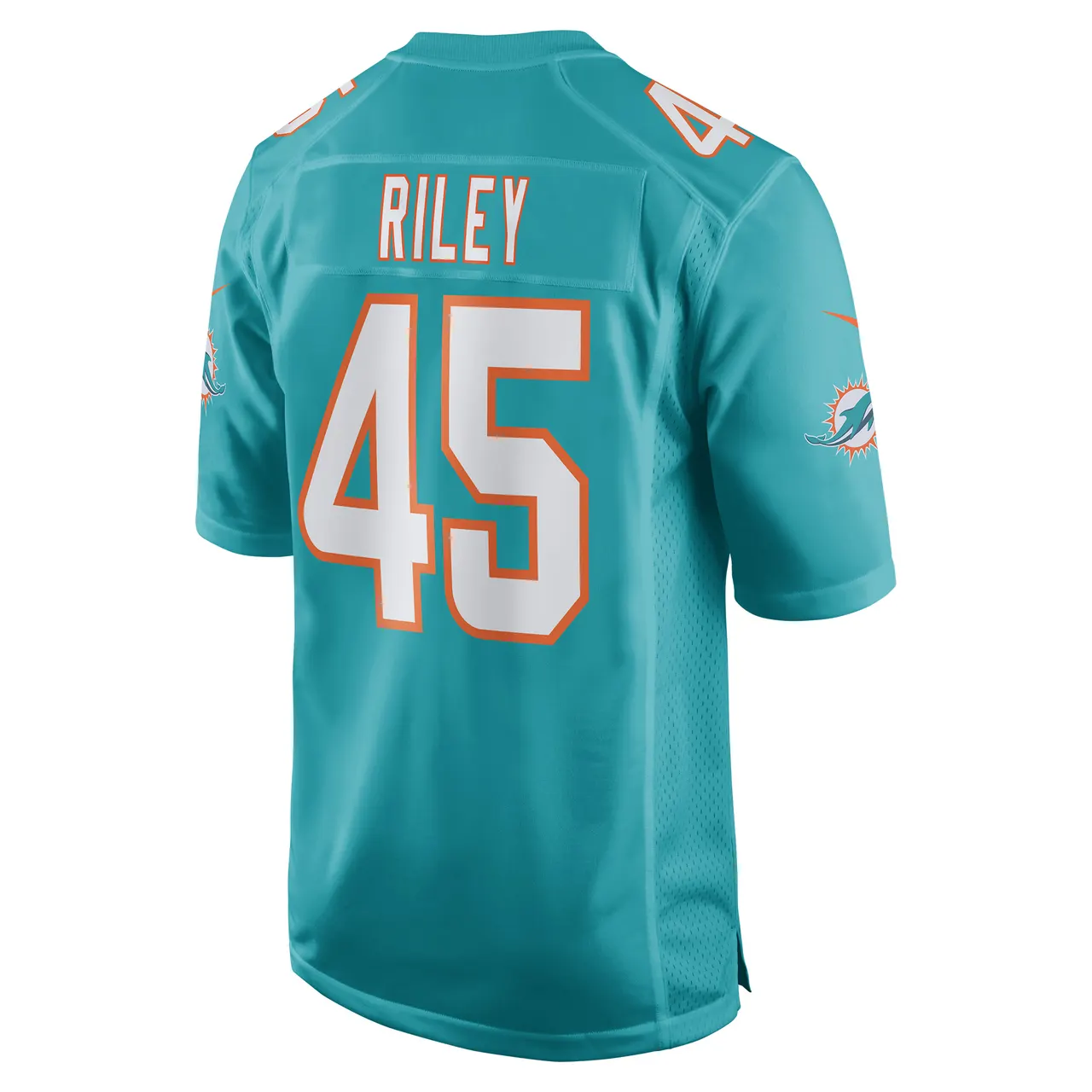 Duke Riley Miami Dolphins Nike Game Jersey - Aqua - Image 4