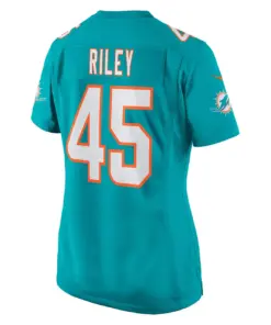 Duke Riley Miami Dolphins Nike Women's Game Jersey - Aqua - Image 4