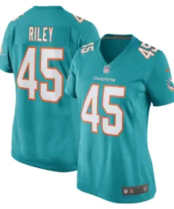 Duke Riley Miami Dolphins Nike Women's Game Jersey - Aqua