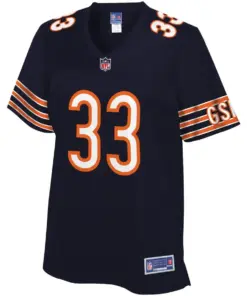 Alternative view of Duke Shelley Chicago Bears NFL Pro Line Women's Team Player Jersey - Navy