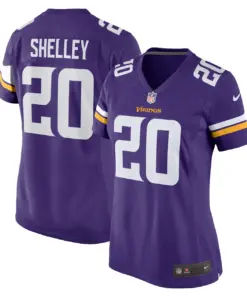 Duke Shelley Minnesota Vikings Nike Women's Home Game Player Jersey - Purple - Image 2