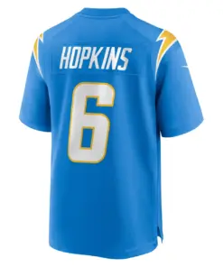 Dustin Hopkins Los Angeles Chargers Nike Game Jersey - Powder Blue - Image 4