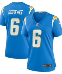 Dustin Hopkins Los Angeles Chargers Nike Women's Game Jersey - Powder Blue