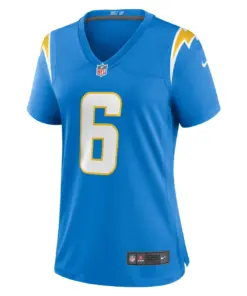 Dustin Hopkins Los Angeles Chargers Nike Women's Game Jersey - Powder Blue - Image 3