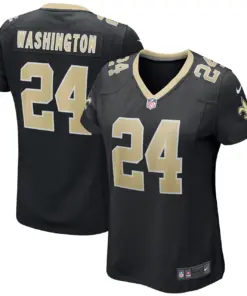 Dwayne Washington New Orleans Saints Nike Women's Player Game Jersey - Black