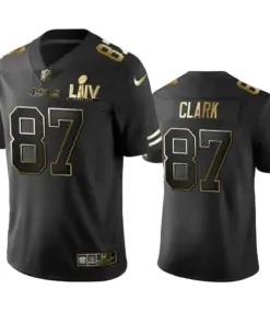 Dwight Clark San Francisco 49ers Nike Super Bowl LIV Golden Edition Jersey - Black