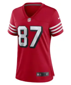 Dwight Clark San Francisco 49ers Nike Women's Alternate Game Jersey - Scarlet - Image 3
