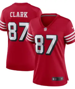 Dwight Clark San Francisco 49ers Nike Women's Alternate Game Jersey - Scarlet
