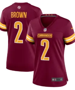 Alternative view of Dyami Brown Washington Commanders Nike Women's Player Game Jersey - Burgundy
