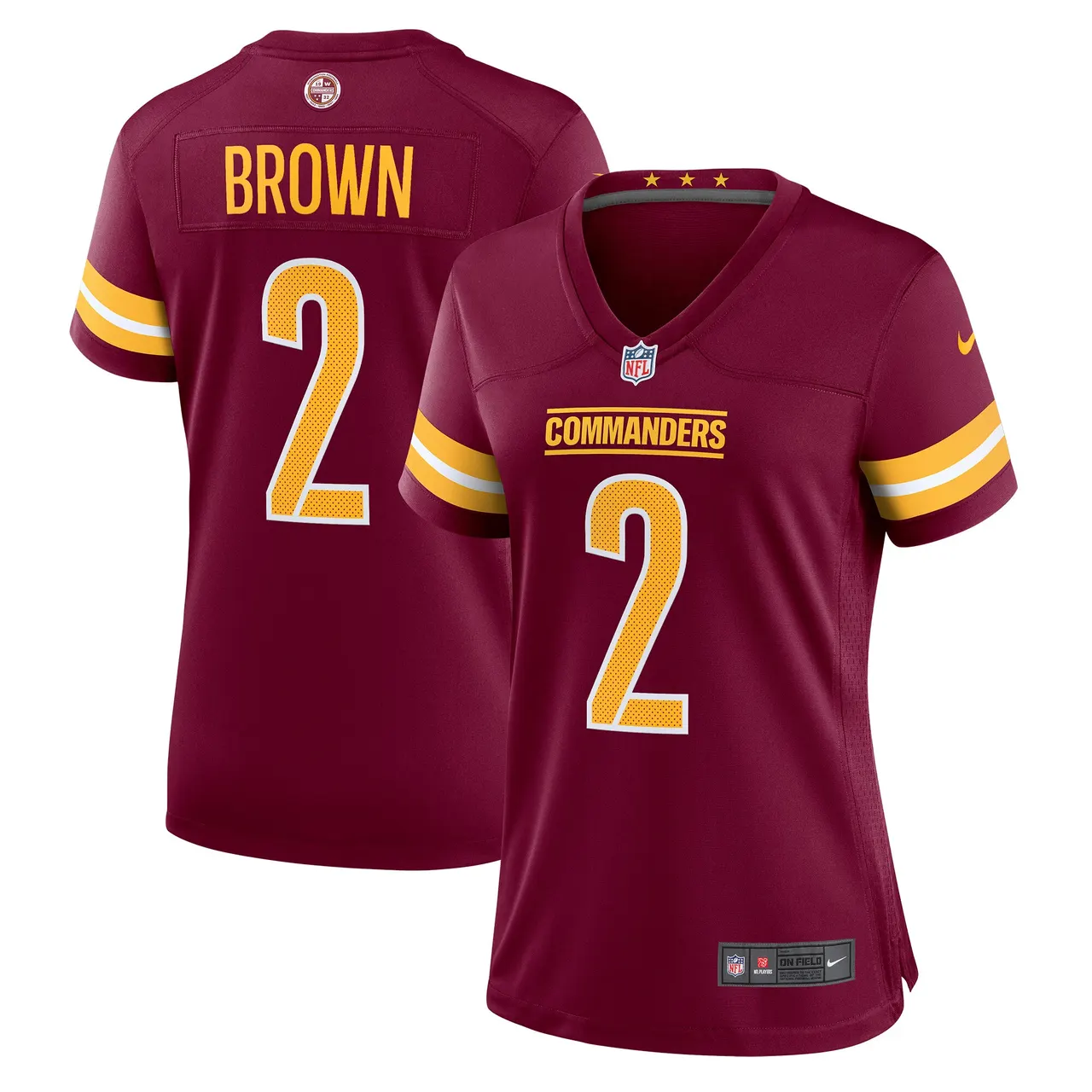 Dyami Brown Washington Commanders Nike Women's Player Game Jersey - Burgundy - Image 2