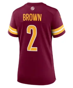 Dyami Brown Washington Commanders Nike Women's Player Game Jersey - Burgundy - Image 4