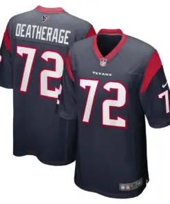 Dylan Deatherage Houston Texans Nike Team Game Jersey - Navy