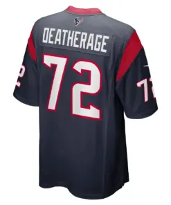 Dylan Deatherage Houston Texans Nike Team Game Jersey - Navy - Image 4