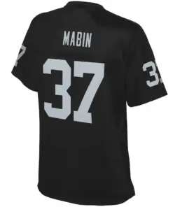 Dylan Mabin Las Vegas Raiders NFL Pro Line Women's Team Player Jersey - Black - Image 3