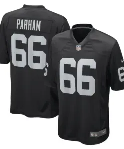 Dylan Parham Las Vegas Raiders Nike Game Player Jersey - Black