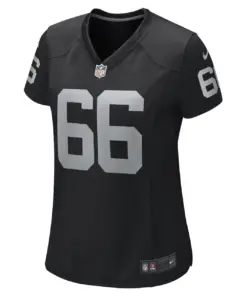 Dylan Parham Las Vegas Raiders Nike Women's Game Player Jersey - Black - Image 3