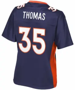 Dymonte Thomas Denver Broncos NFL Pro Line Women's Alternate Player Jersey - Navy - Image 3