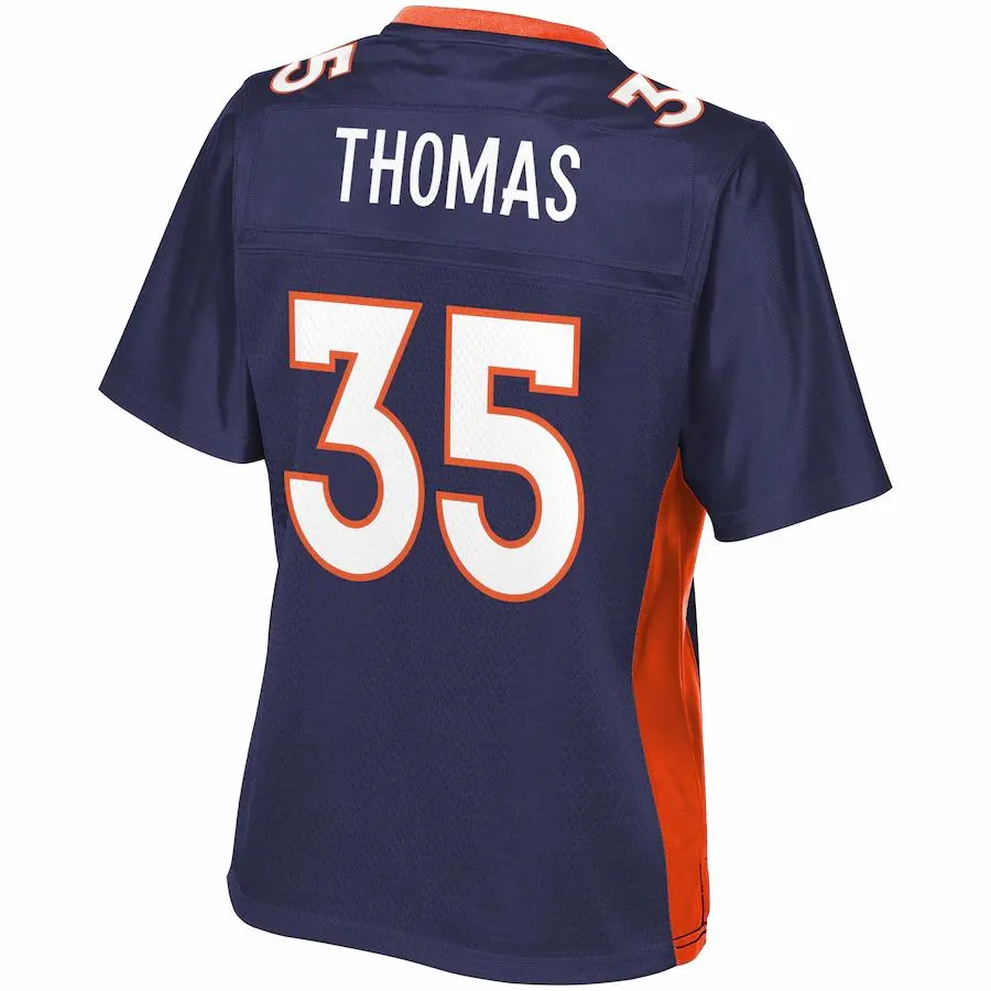 Dymonte Thomas Denver Broncos NFL Pro Line Women's Alternate Player Jersey - Navy - Image 3