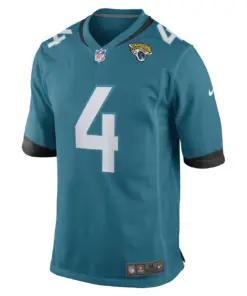 E.J. Perry Jacksonville Jaguars Nike Game Player Jersey - Teal - Image 3