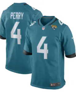 Alternative view of E.J. Perry Jacksonville Jaguars Nike Game Player Jersey - Teal
