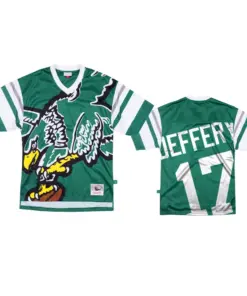 Alshon Jeffery Philadelphia Eagles Mitchell & Ness Big Face Jersey - Kelly Green