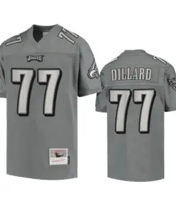 Andre Dillard Philadelphia Eagles Mitchell & Ness Metal Replica Jersey - Grey