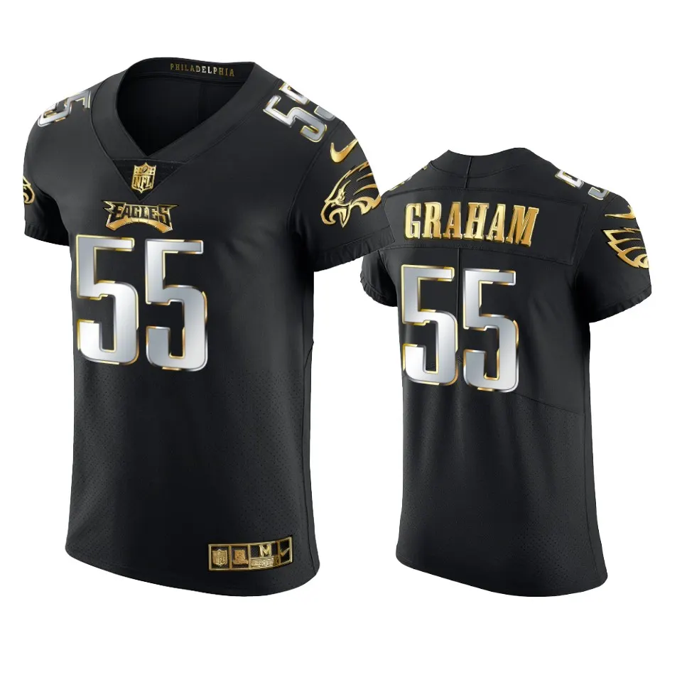 Brandon Graham Philadelphia Eagles Nike Golden Edition Elite Jersey - Black