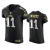 Carson Wentz Philadelphia Eagles Nike Golden Edition Elite Jersey - Black
