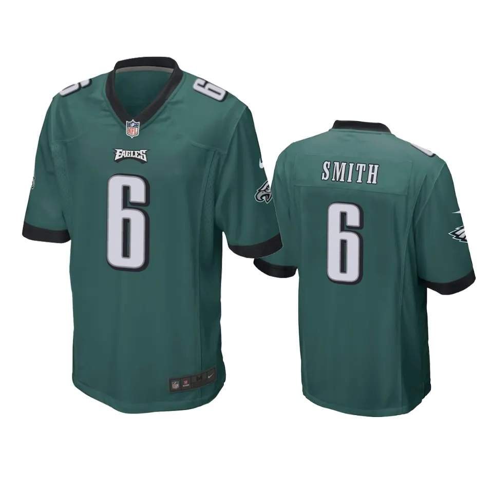 DeVonta Smith Philadelphia Eagles Nike 2021 NFL Draft Game Jersey - Kelly Green