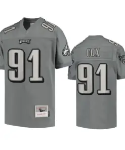 Fletcher Cox Philadelphia Eagles Mitchell & Ness Metal Replica Jersey - Grey