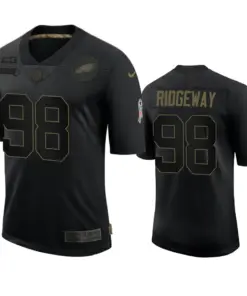 Hassan Ridgeway Philadelphia Eagles Nike 2020 Salute to Service Limited Jersey - Black