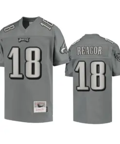 Jalen Reagor Philadelphia Eagles Mitchell & Ness Metal Replica Jersey - Grey