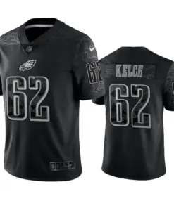 Jason Kelce Philadelphia Eagles Nike RFLCTV Limited Jersey - Black