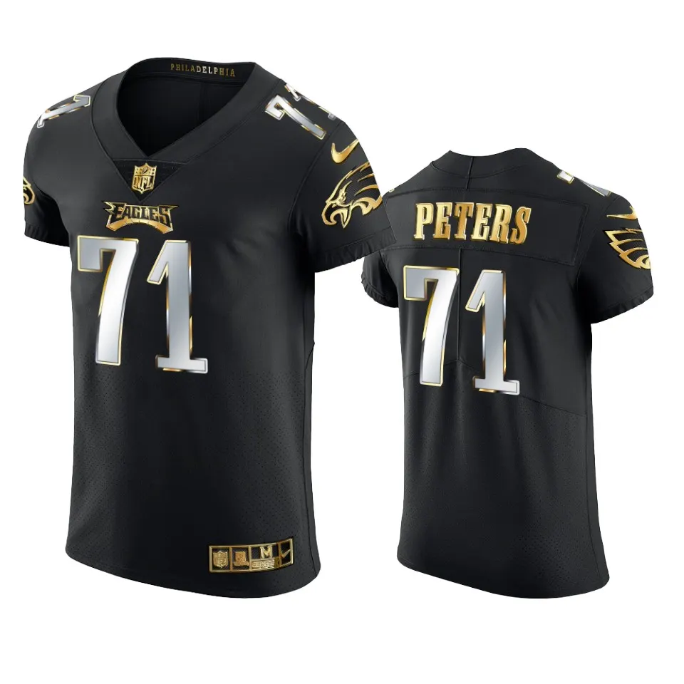 Jason Peters Philadelphia Eagles Nike Golden Edition Elite Jersey - Black