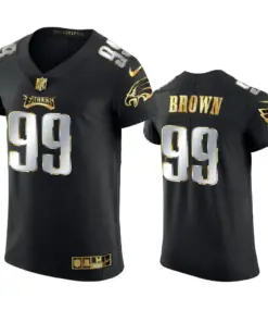 Jerome Brown Philadelphia Eagles Nike Golden Edition Elite Jersey - Black