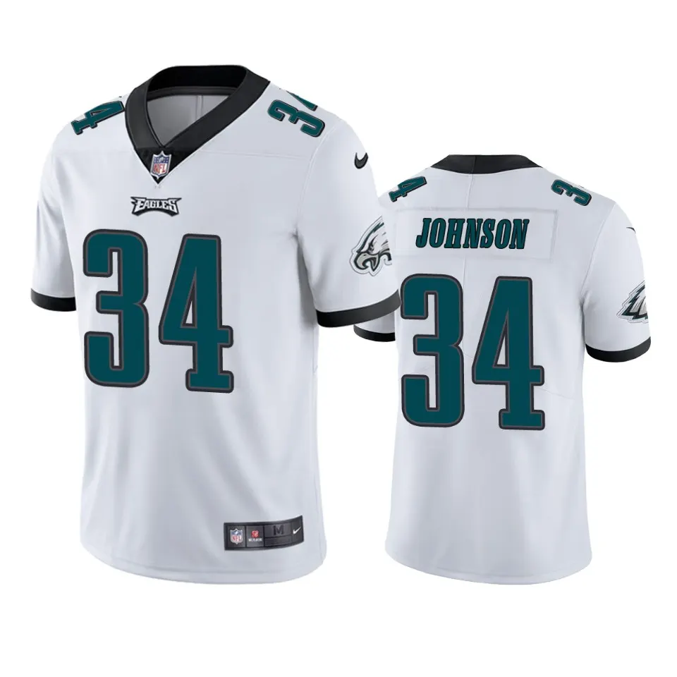 Kerryon Johnson Philadelphia Eagles Nike Vapor Limited Jersey - White