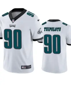 Marlon Tuipulotu #90 Philadelphia Eagles Nike Vapor Limited Jersey - White