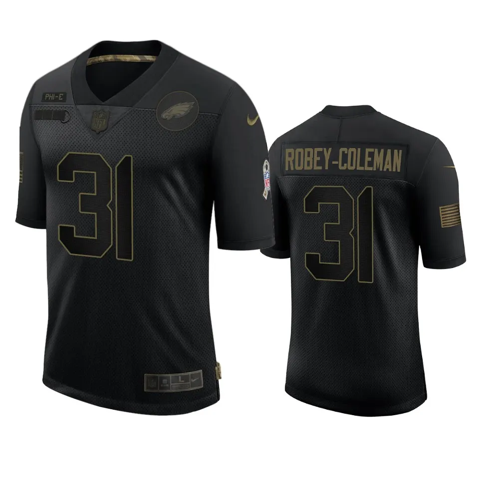 Nickell Robey-Coleman Philadelphia Eagles Nike 2020 Salute to Service Limited Jersey - Black