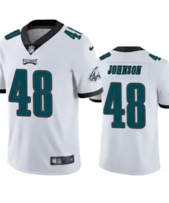 Patrick Johnson Philadelphia Eagles Nike Vapor Limited Jersey - White