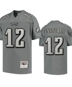 Randall Cunningham Philadelphia Eagles Mitchell & Ness Metal Replica Jersey - Gray