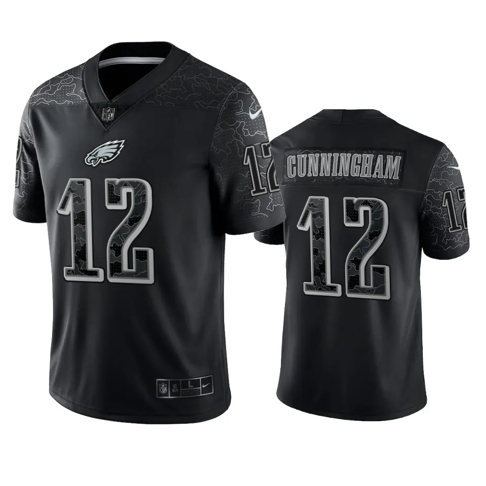 Randall Cunningham Philadelphia Eagles Nike RFLCTV Limited Jersey - Black