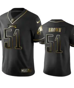 Zach Brown Philadelphia Eagles Nike Golden Edition Jersey - Anthracite