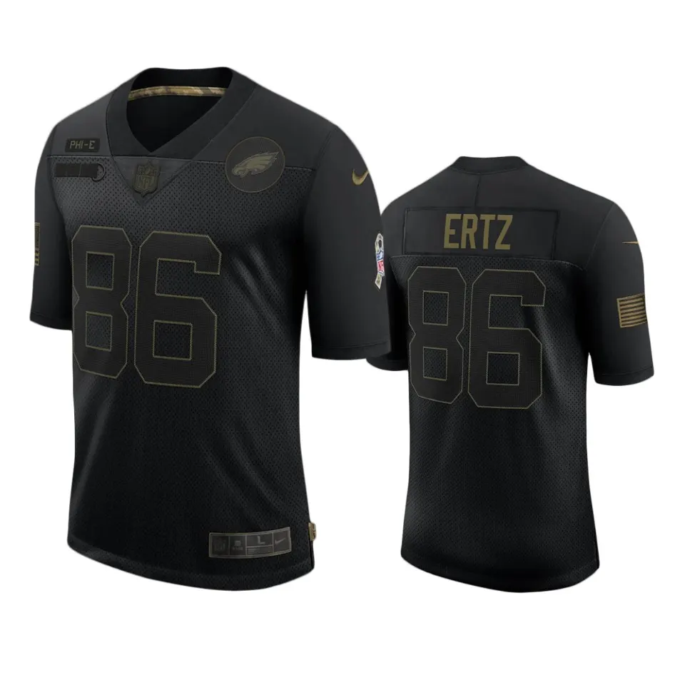 Zach Ertz Philadelphia Eagles Nike 2020 Salute to Service Limited Jersey - Black