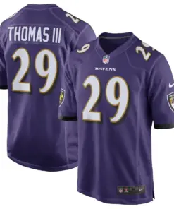 Earl Thomas Baltimore Ravens Nike Game Jersey - Purple