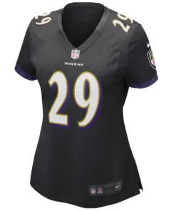 Alternative view of Earl Thomas Baltimore Ravens Nike Women's Game Jersey - Black
