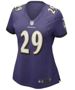 Alternative view of Earl Thomas Baltimore Ravens Nike Women's Game Jersey - Purple