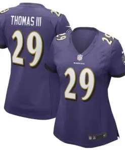 Earl Thomas Baltimore Ravens Nike Women's Game Jersey - Purple