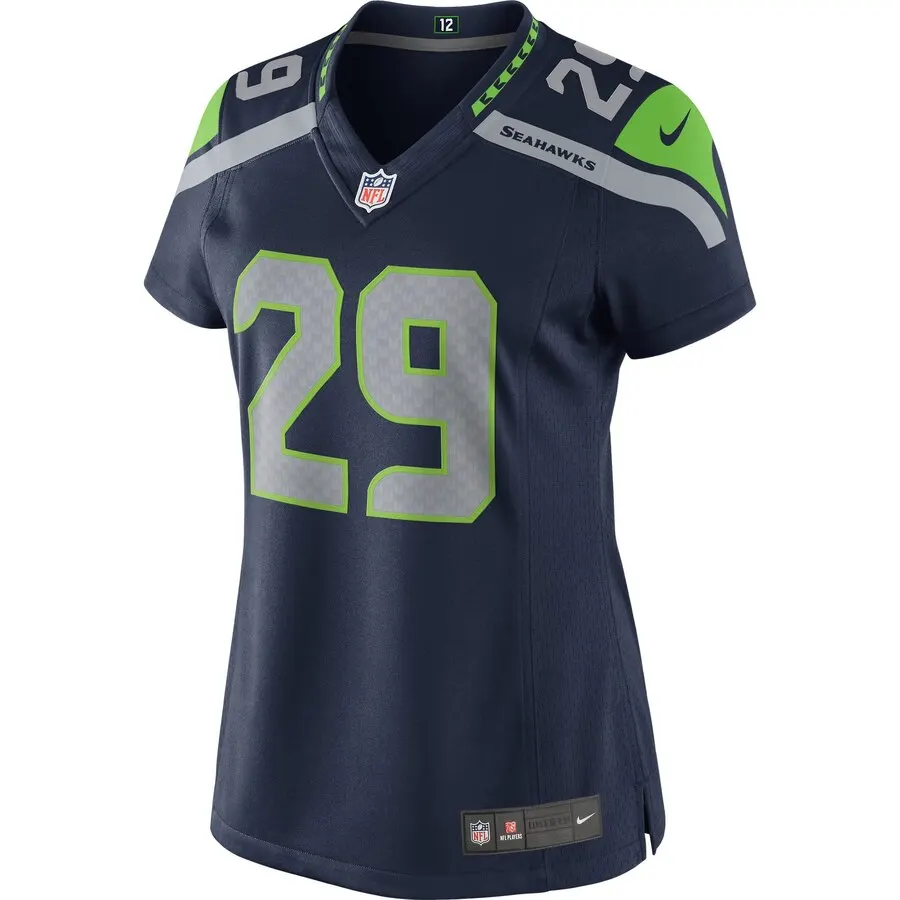 Earl Thomas Seattle Seahawks Nike Women's Limited Jersey - Navy Blue - Image 2