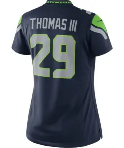 Earl Thomas Seattle Seahawks Nike Women's Limited Jersey - Navy Blue - Image 3